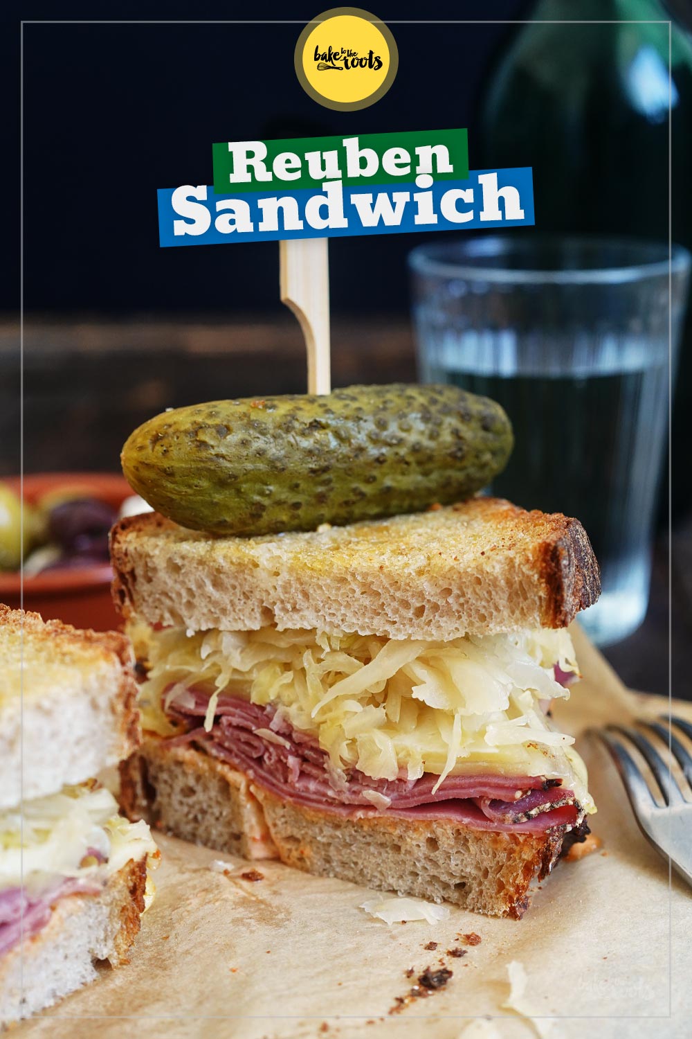 Einfaches Reuben Sandwich (AirFryer Version) | Bake to the roots