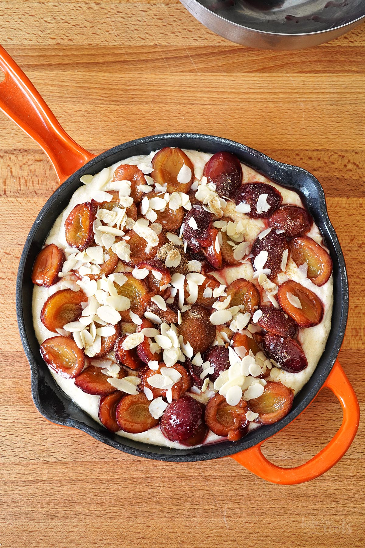 Baked Semolina Pudding with Damson Plums | Bake to the roots