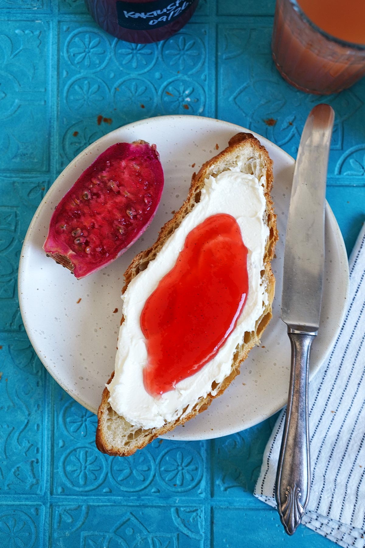 Homemade Prickly Pear Jam | Bake to the roots