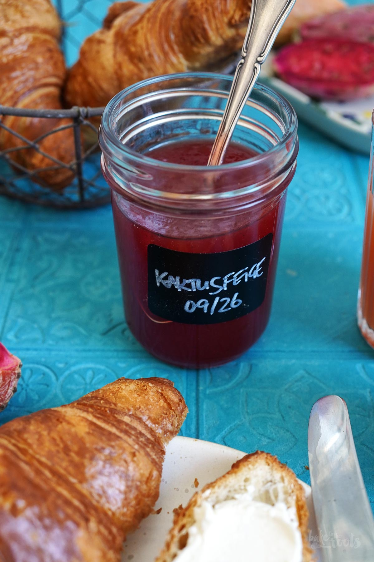 Homemade Prickly Pear Jam | Bake to the roots