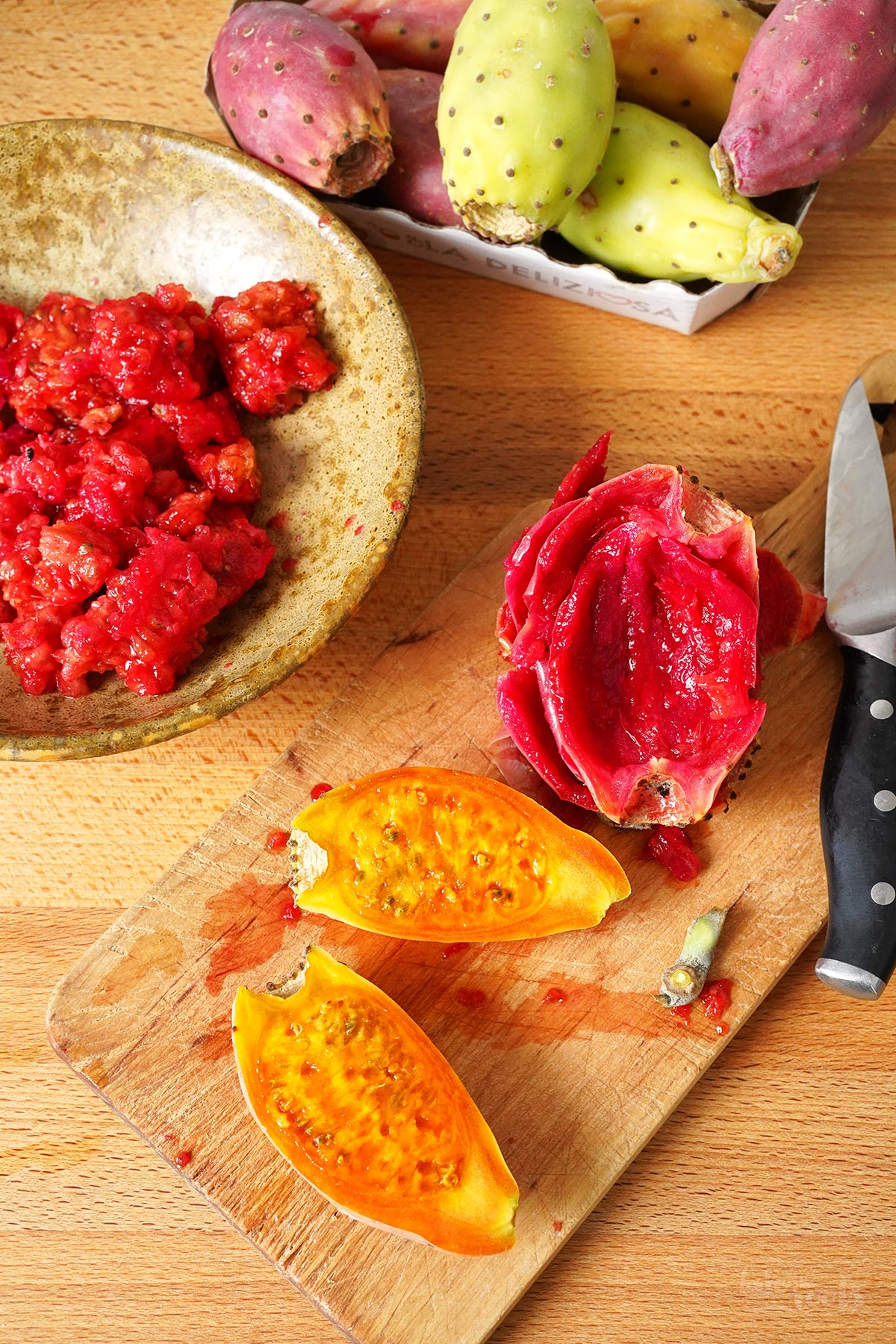 Homemade Prickly Pear Jam | Bake to the roots