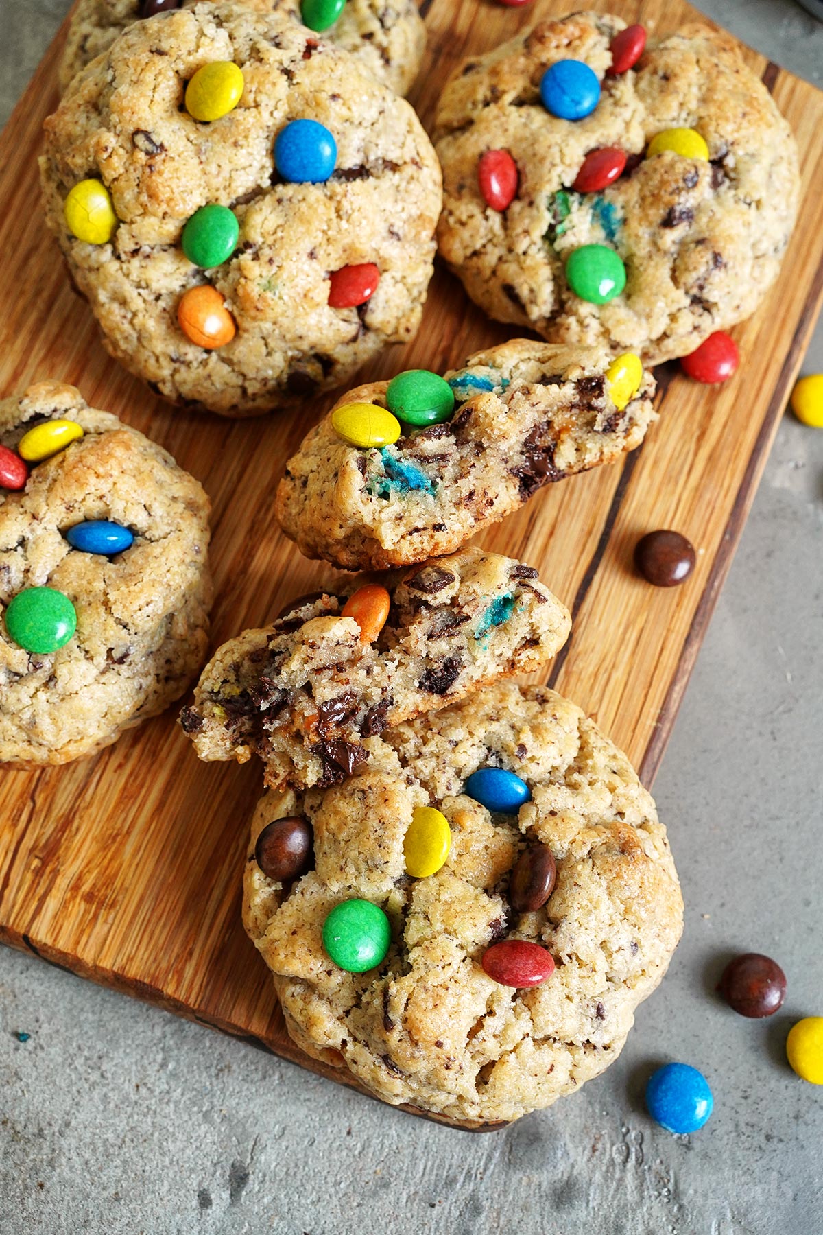 (NY Style) M&M's Chocolate Chip Cookies | Bake to the roots