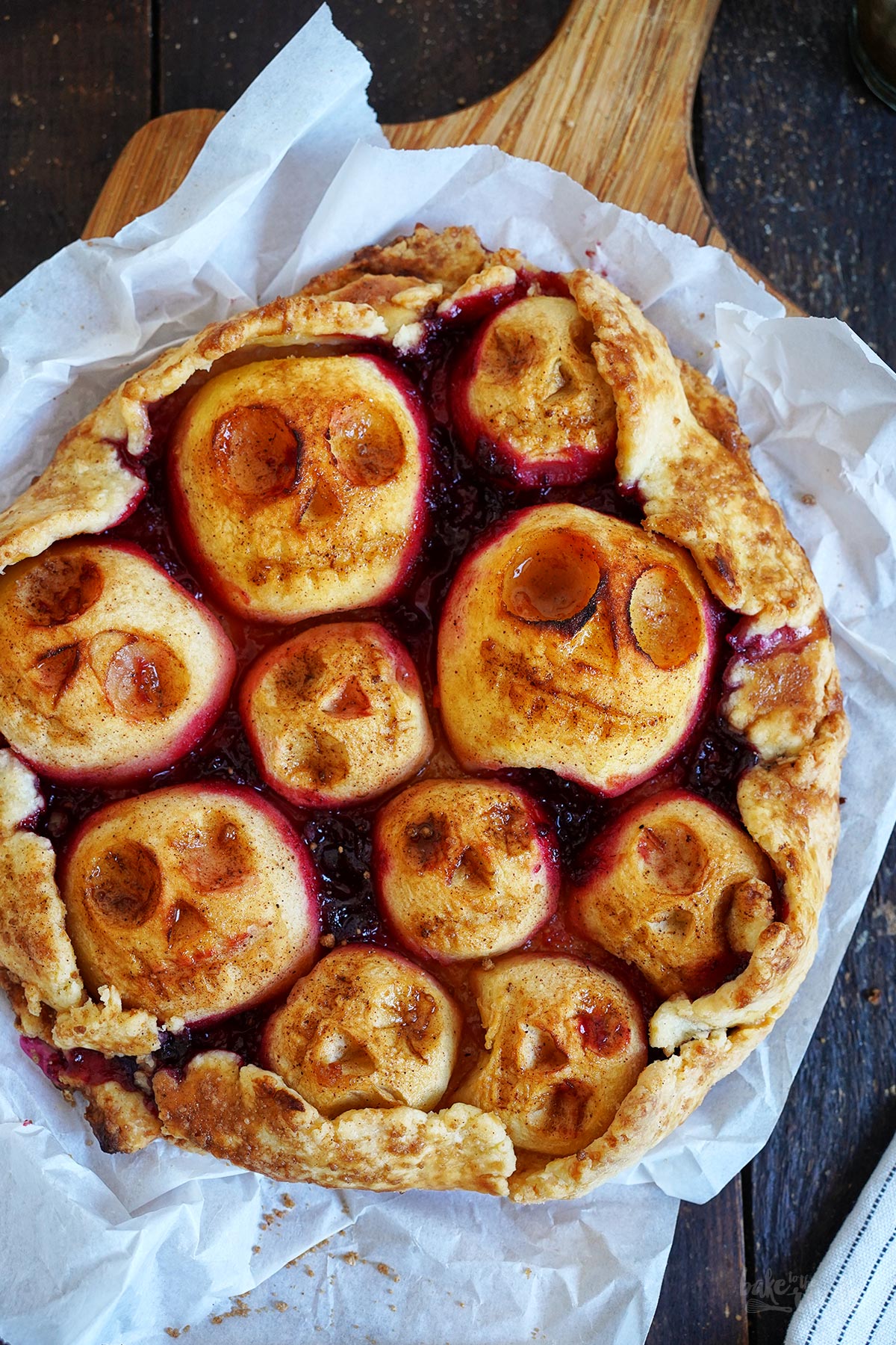 Halloween Apple Galette | Bake to the roots