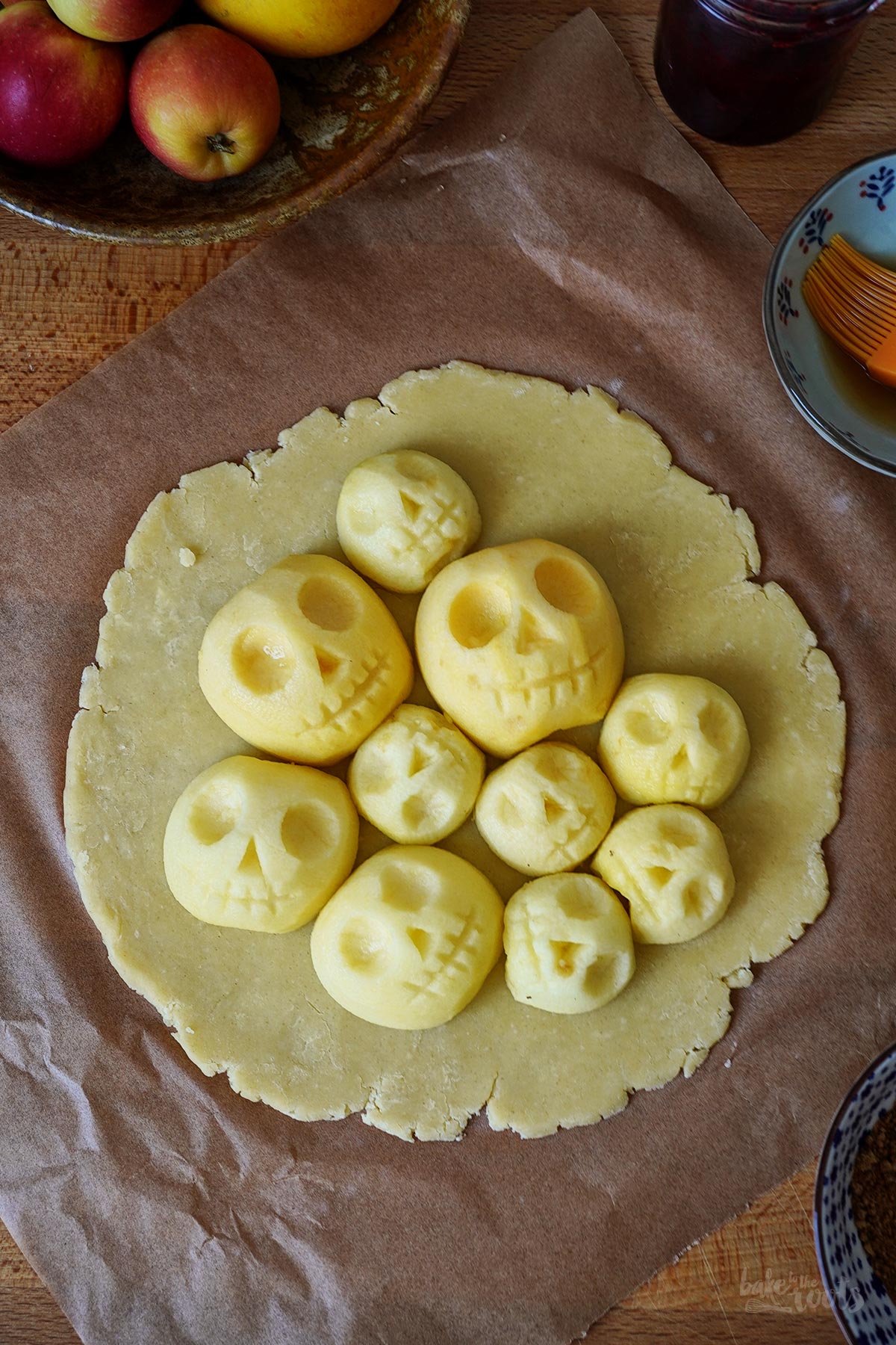 Halloween Apple Galette | Bake to the roots