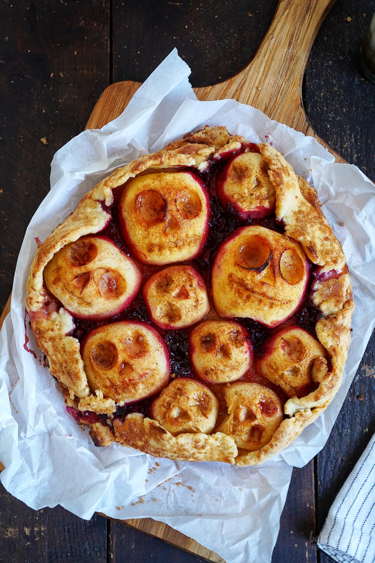 Halloween Apple Galette | Bake to the roots