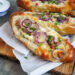 Einfache Flammkuchen Laugenschiffchen | Bake to the roots
