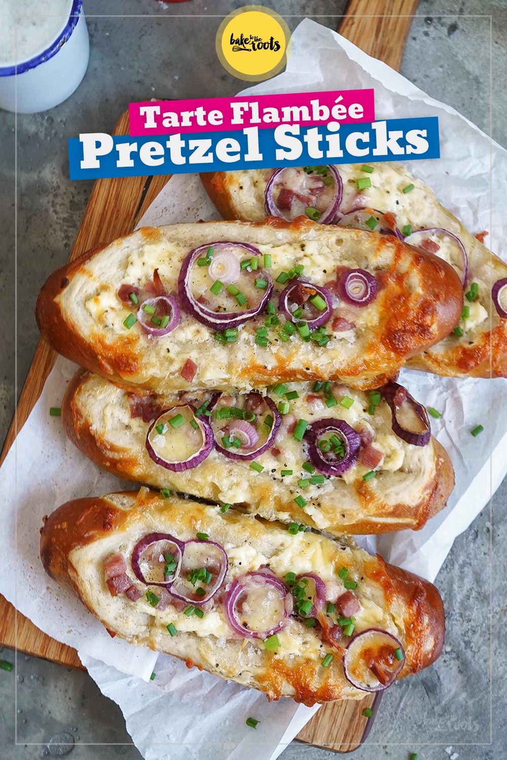 Tarte Flambée Pretzel Sticks | Bake to the roots