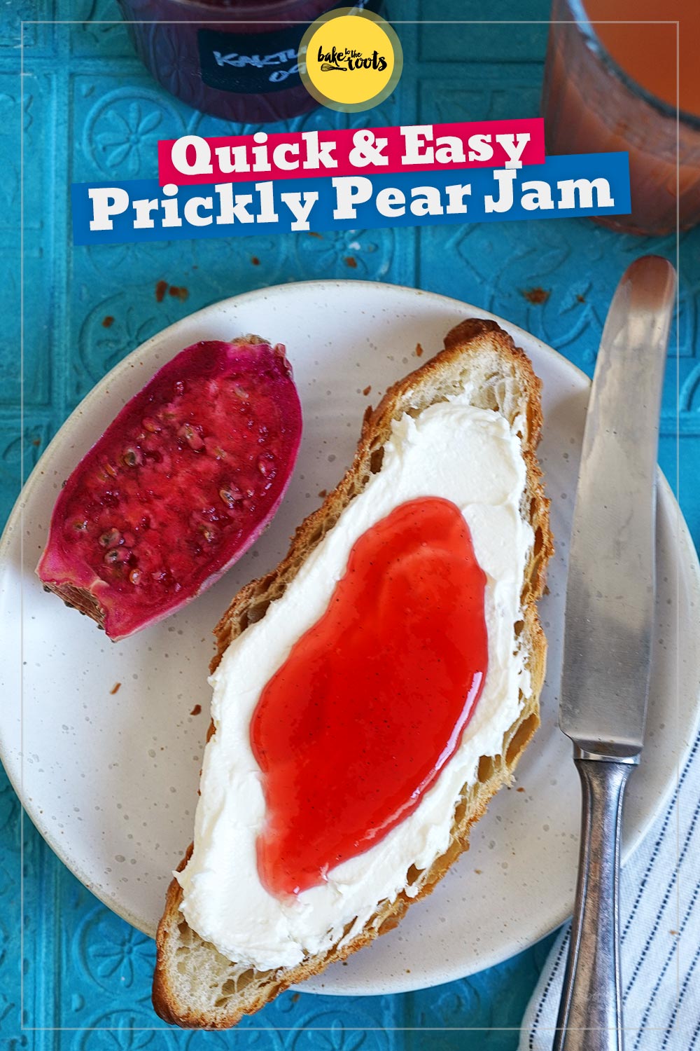 Homemade Prickly Pear Jam | Bake to the roots