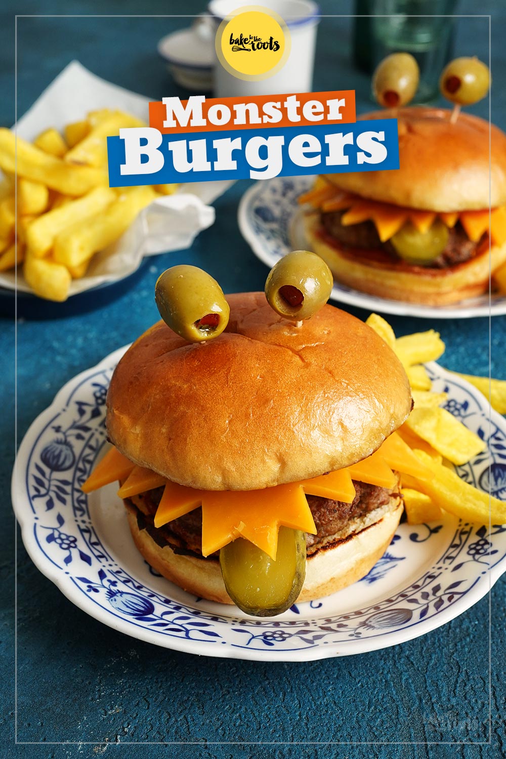 Halloween Monster Burgers | Bake to the roots