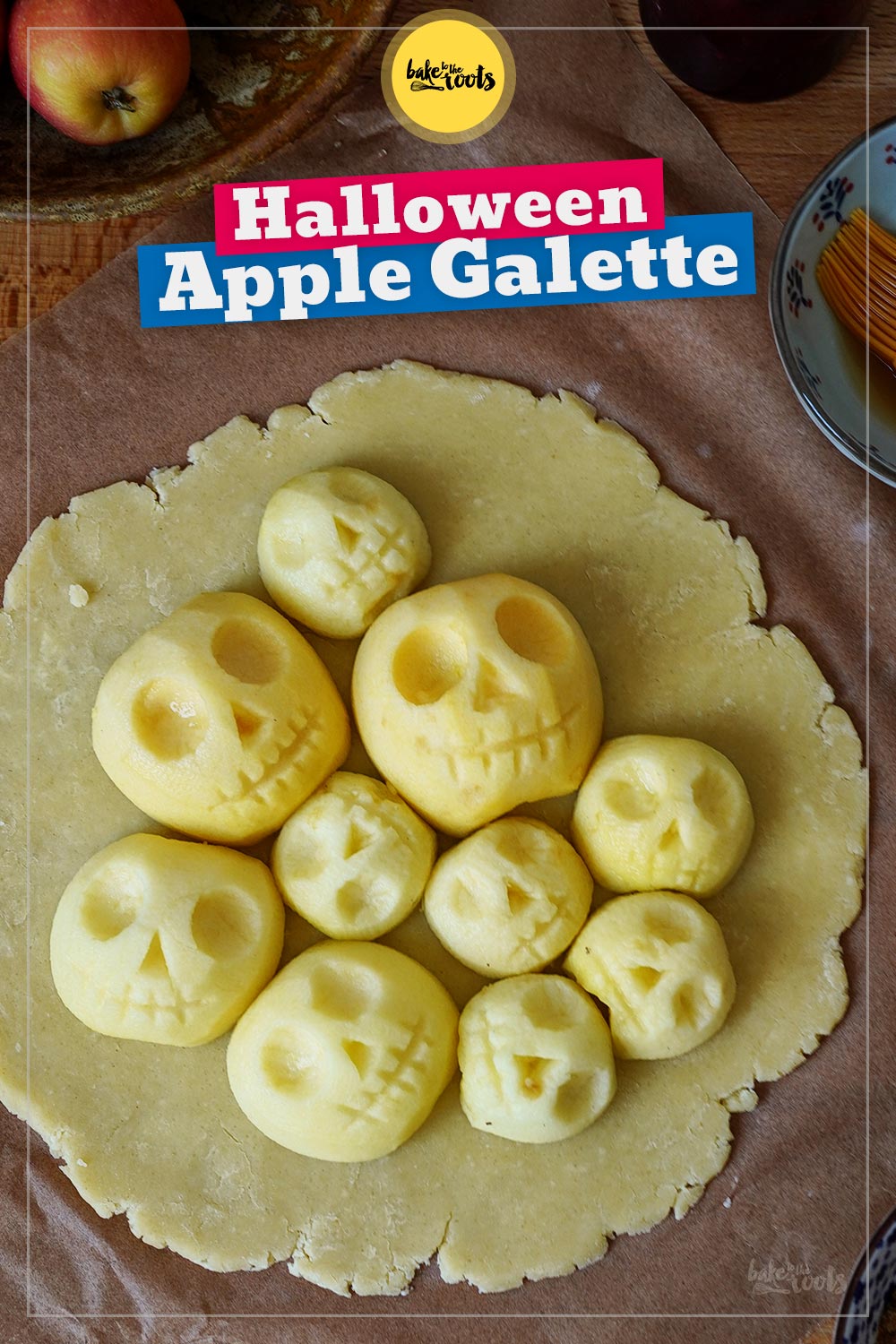 Halloween Apple Galette | Bake to the roots