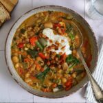 Eintopf mit weißen Bohnen, Kichererbsen & Mangold | Bake to the roots