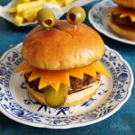 Halloween Monster Burger | Bake to the roots